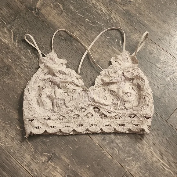 Beige strappy bralette - Picture 1 of 4
